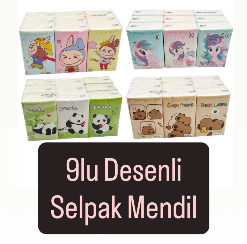 9LU SELPAK MENDİL TREND ÜRÜN